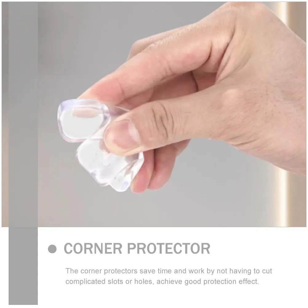 Protectores de esquinas transparentes PVC para bebés