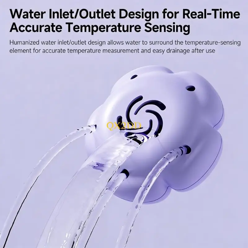 QX2D Termómetro flotante para baño infantil, mide temperatura - imagen 2