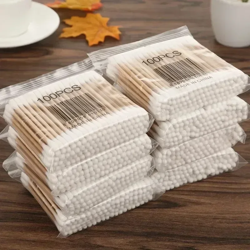 vvocci hisopos con algodón y doble punta para bebés, higiene de oídos