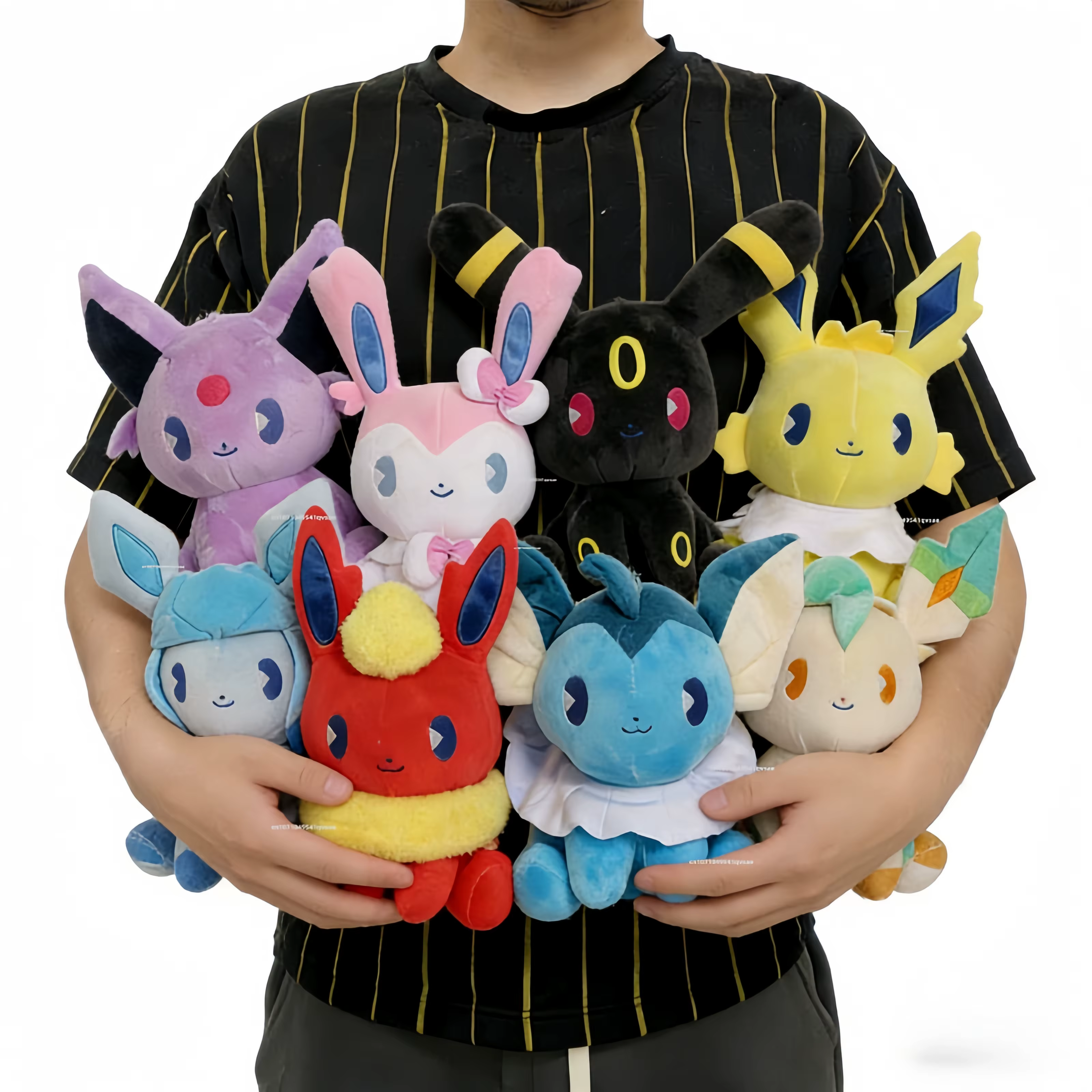 Peluche Pokémon Evoli Flareon dormilón suave para niños, regalo - imagen 3