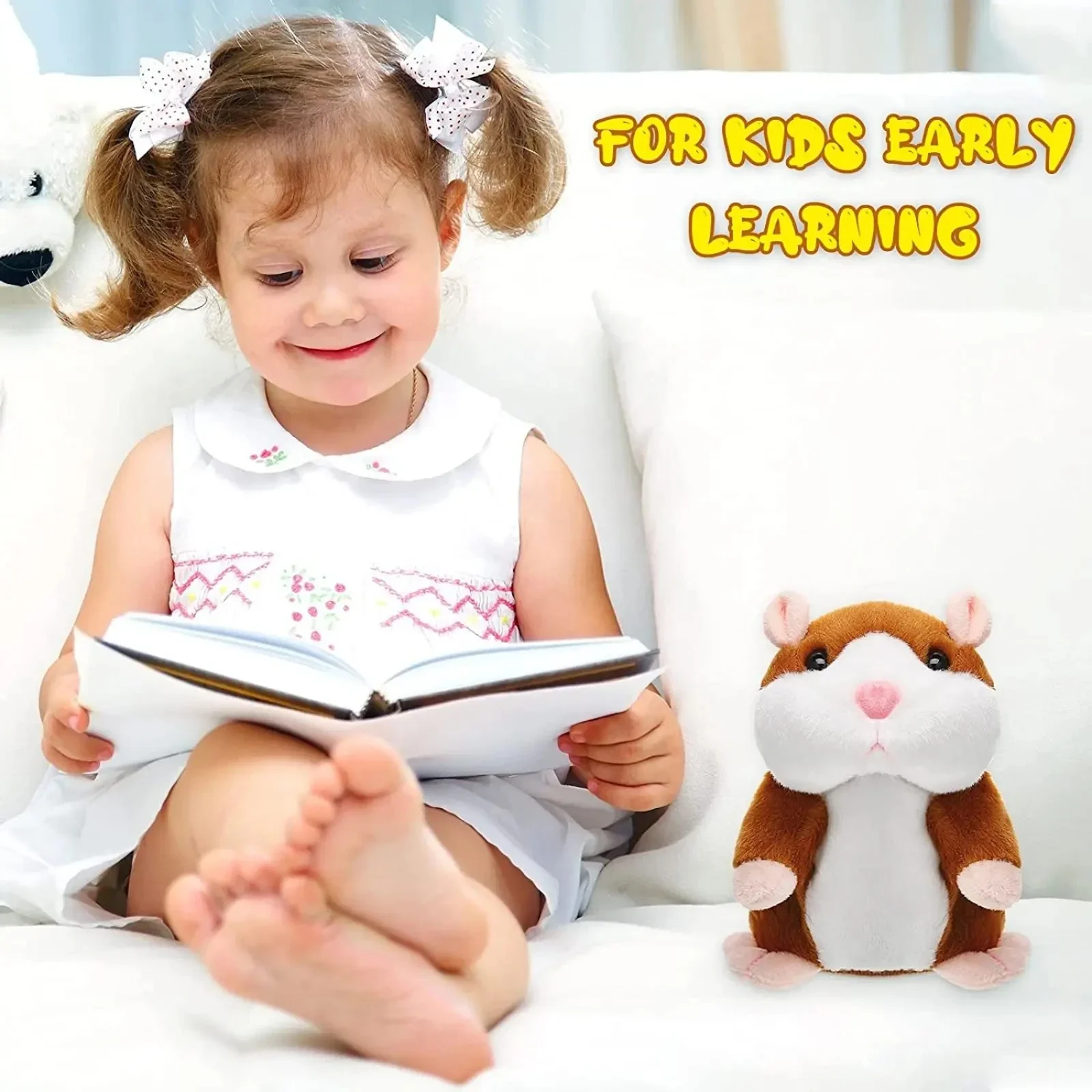 Peluche hámster que habla – Juguete interactivo para niños - imagen 2