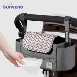 Bolsa de pañales extensible para cochecito – Portavasos y cremallera