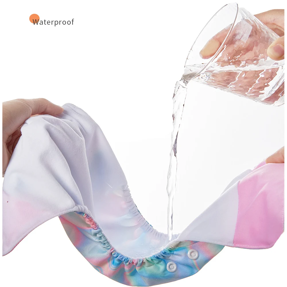 Pañales de tela reutilizables ecológicos para bebé - imagen 4