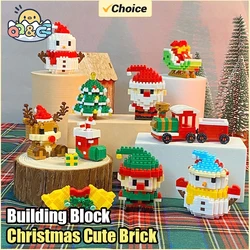 Bloques de construcción navideños para niños: juguetes de montar