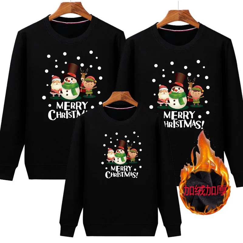 Sudadera navideña a juego familiar para madre, hija y padre, hijo - imagen 4