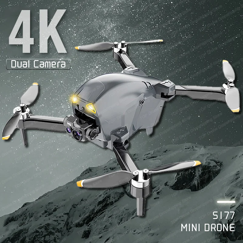 Dron 4K teledirigido con cámara dual HD y evitación de obstáculos - imagen 5