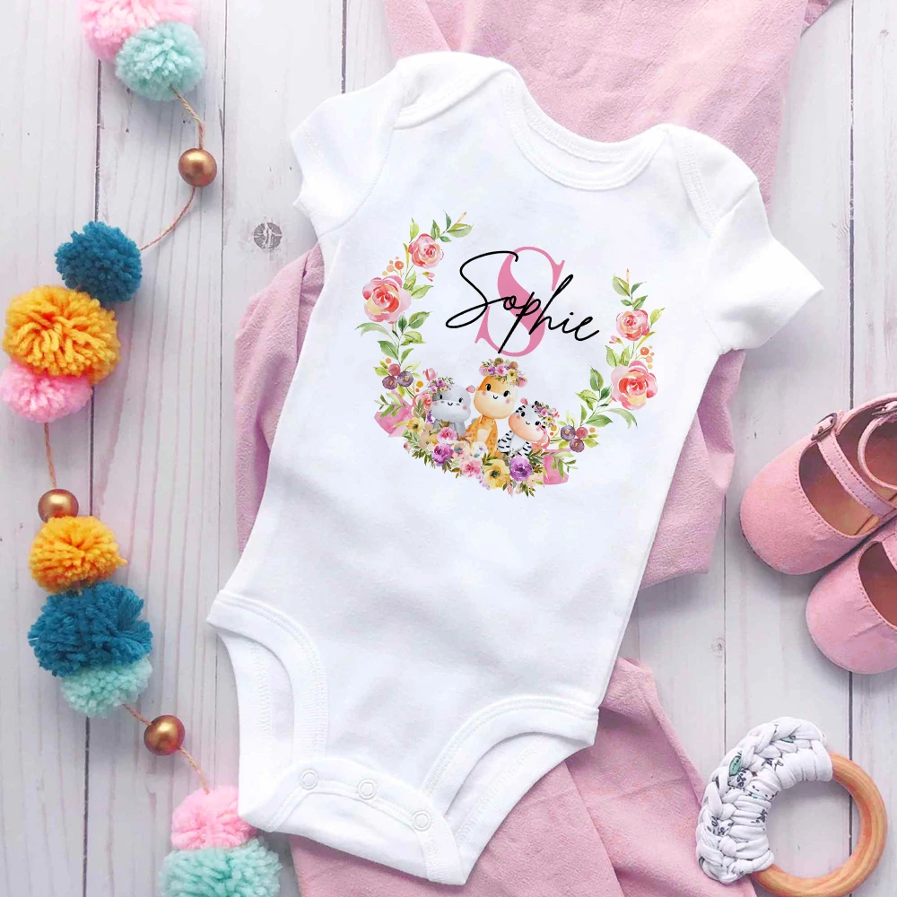 Pelele personalizado para niña con estampado de animales - imagen 3