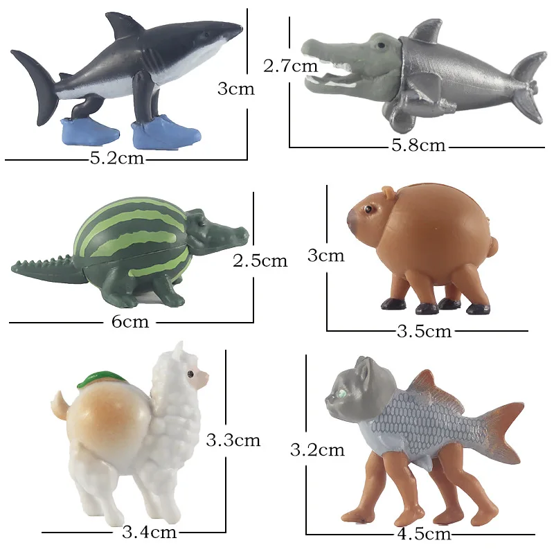 Figuras de accion Brainrot Tun, PVC italiano - imagen 3