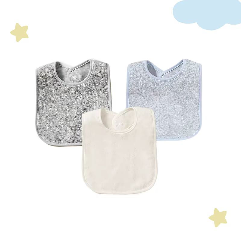 Babero bandana impermeable para alimentación de bebé