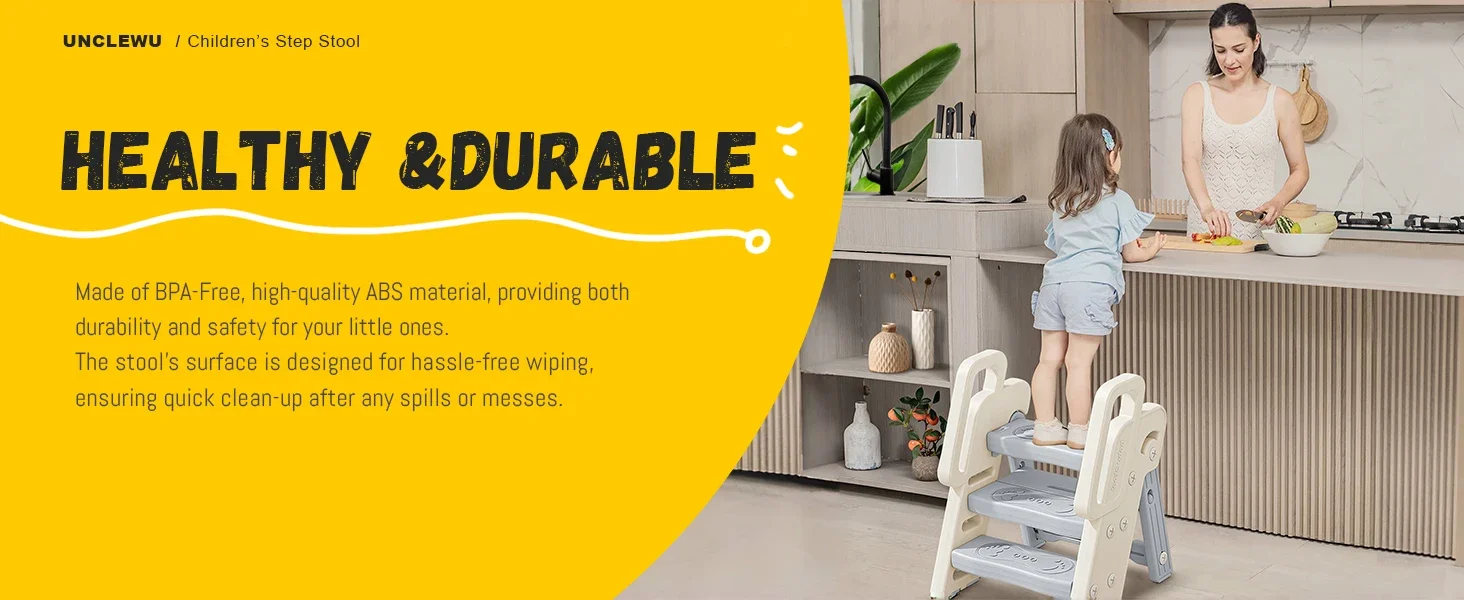 Torre de aprendizaje para cocina con asas