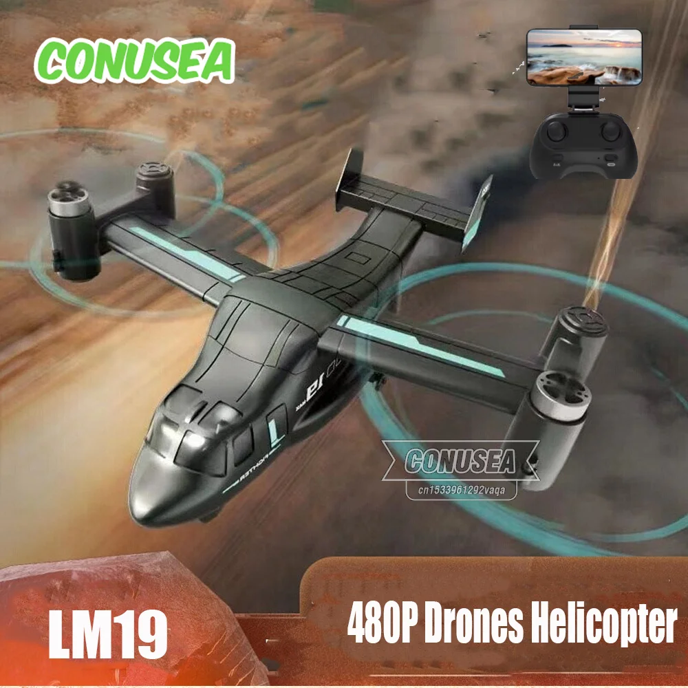 LM19 Dron RC WiFi FPV con cámara teledirigido para niños