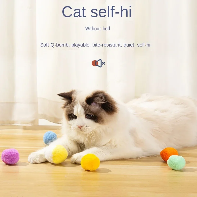 Pelotas pequeñas de juguetes para gatos – Silenciosas e interactivas - imagen 5
