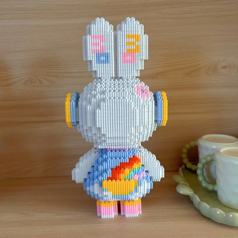 Puzzle infantil 3D desmontable – Conejo de construcción - imagen 4