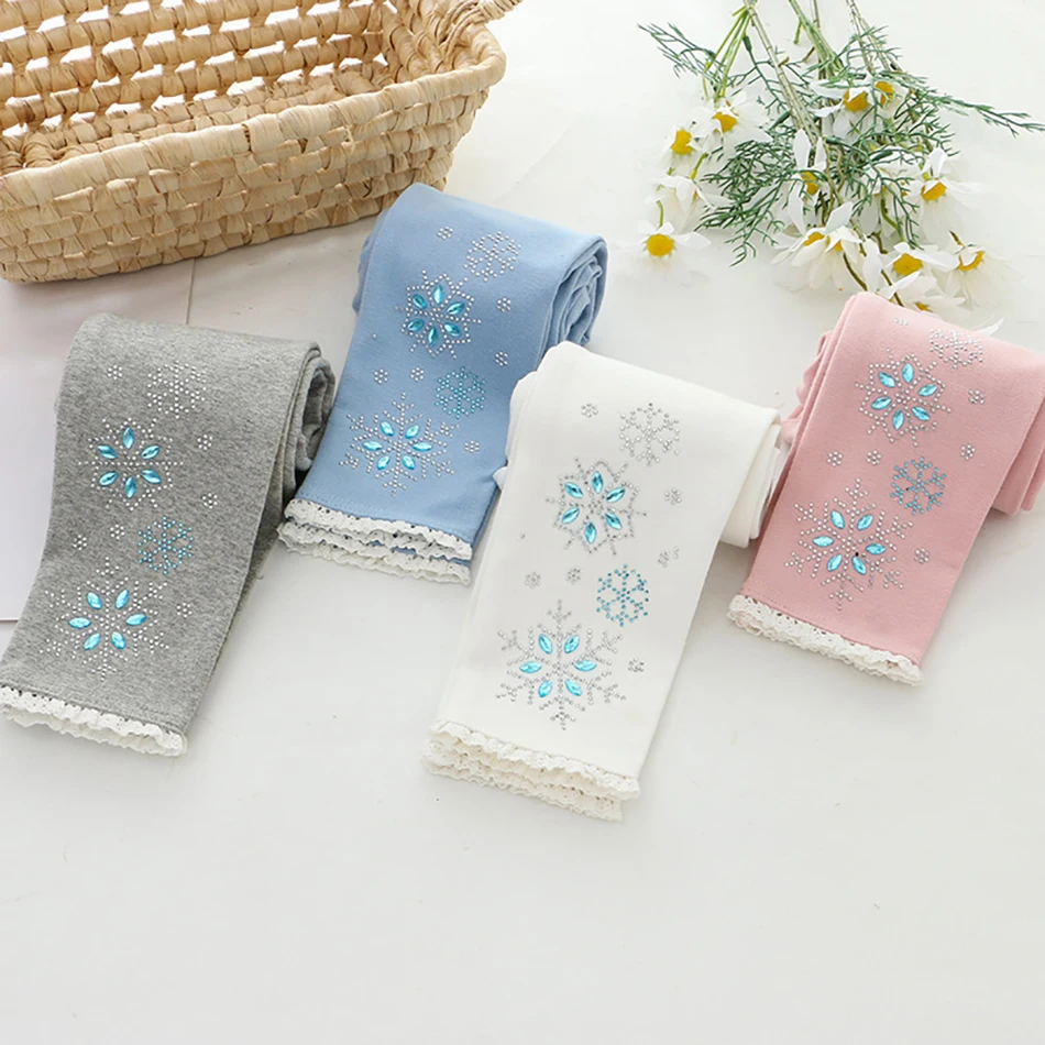 Leggings con aplique de strass para niña - imagen 5