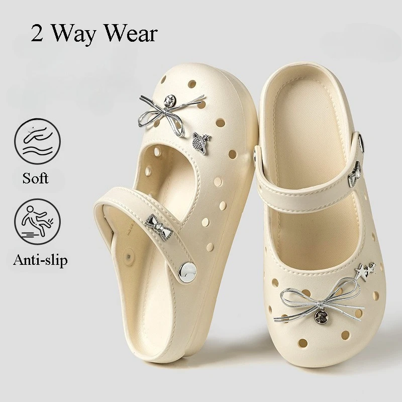 Pantuflas antideslizantes de EVA con lazo para interior - imagen 4