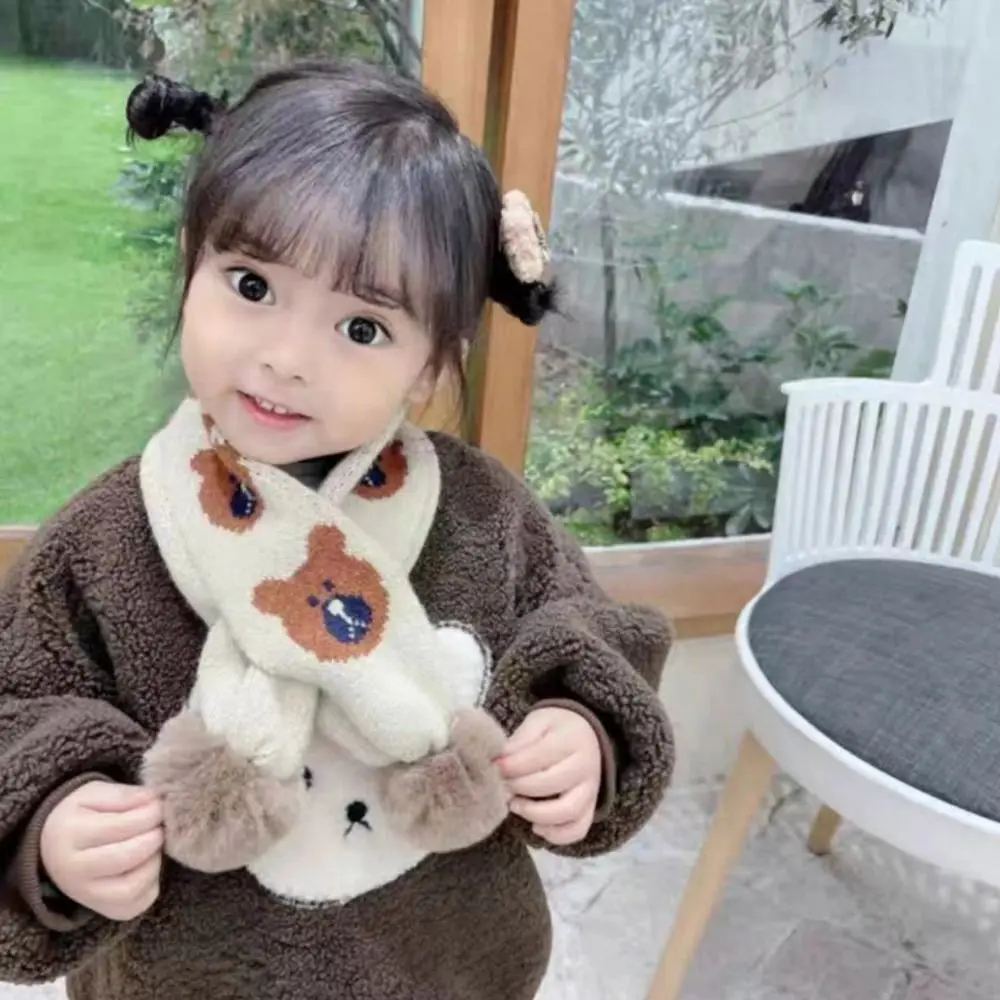 Babero térmico cuello niños – Bufanda cálida invierno - imagen 3
