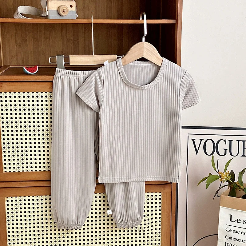 Conjunto de pijama verano para niños – ropa cómoda fina - imagen 4