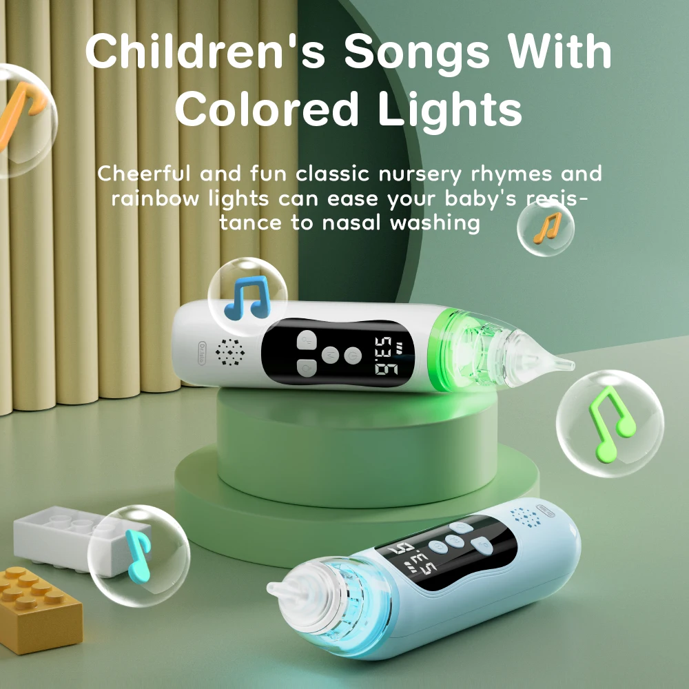 MAMIJOY Aspirador nasal eléctrico para bebé – 6 modos y música calmante - imagen 2