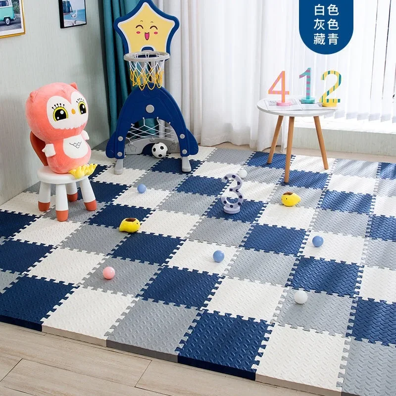 Alfombra puzzle de espuma para bebe - Tapete suave entrelazado