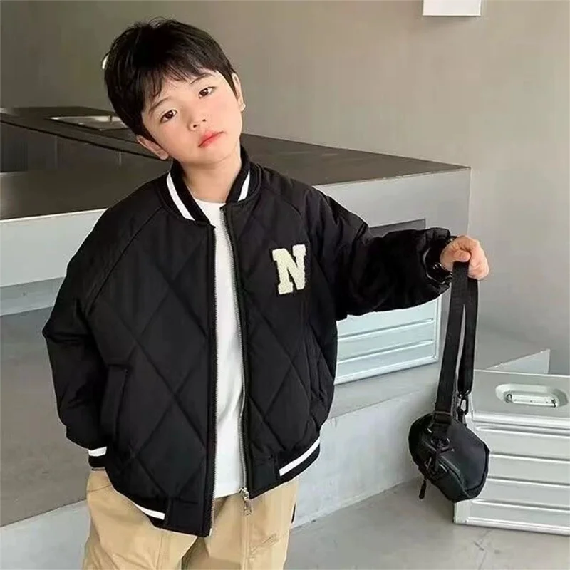 Abrigo béisbol de invierno para niños – Chaqueta cálida