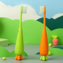 Cepillo dental entrenamiento para niños – Diseño zanahoria