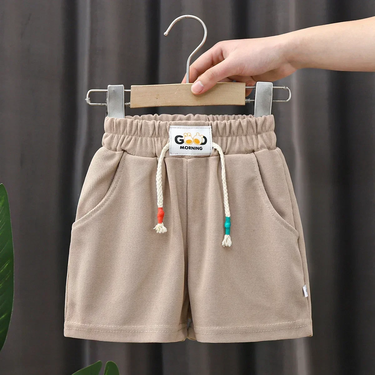 Pantalones cortos verano caramelo para niños – Cintura elástica - imagen 2