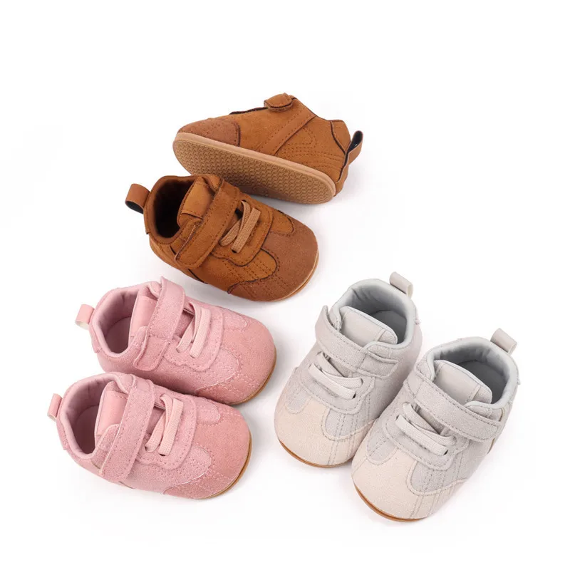 Zapatos de bebé primeros pasos con suela antideslizante gomosa - imagen 4