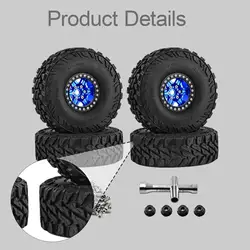 Ruedas y neumáticos RC crawler resistentes para coche de teledirigido