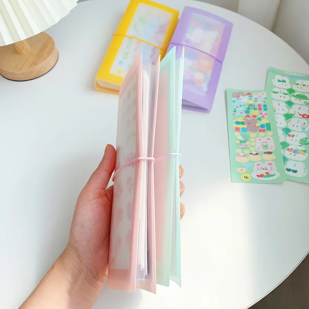 Álbum de pegatinas extensible color macaron – Gran capacidad para niños - imagen 4