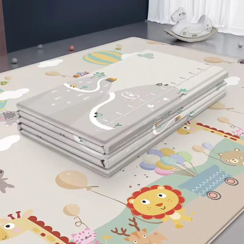 Alfombra plegable para bebés no tóxica con tapete educativo guardería