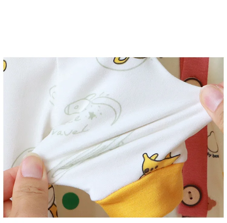 Traje de escalada de manga larga para bebé, vista completa
