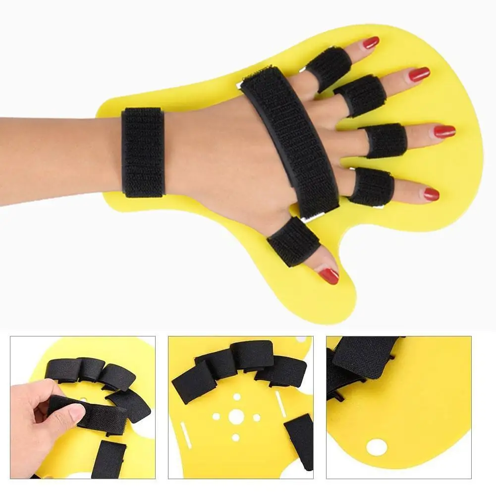 Guantes ortopédicos ajustables con soporte para dedos y férula - imagen 2