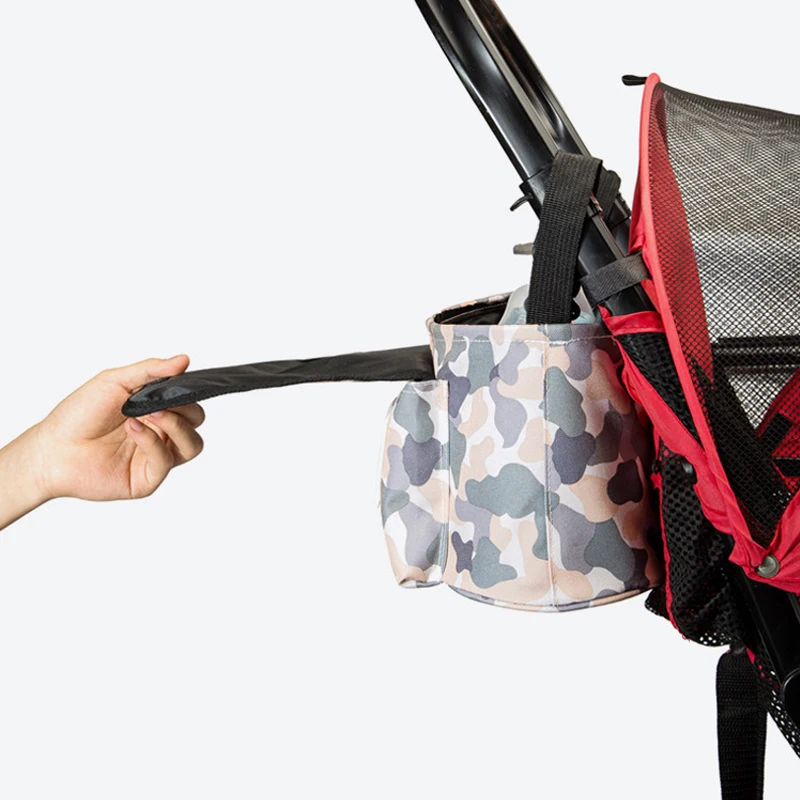 Bolsa impermeable para cochecito con gancho y organizador de viaje - imagen 4