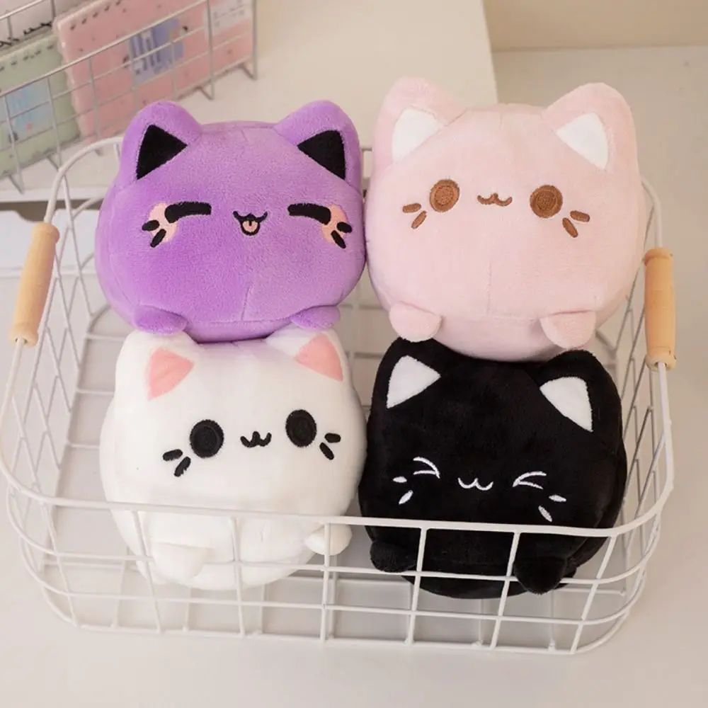 Peluche de gatito suave gato negro y rosa melocotón - imagen 5
