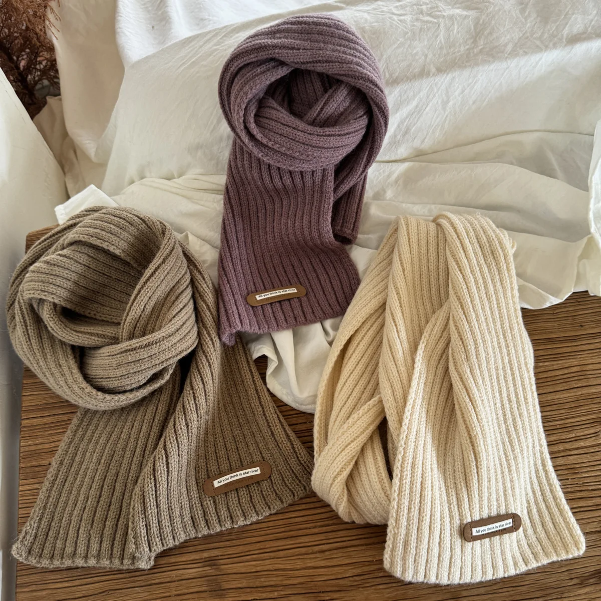 Bufanda de lana para niños y niñas – Invierno cálida y suave - imagen 2