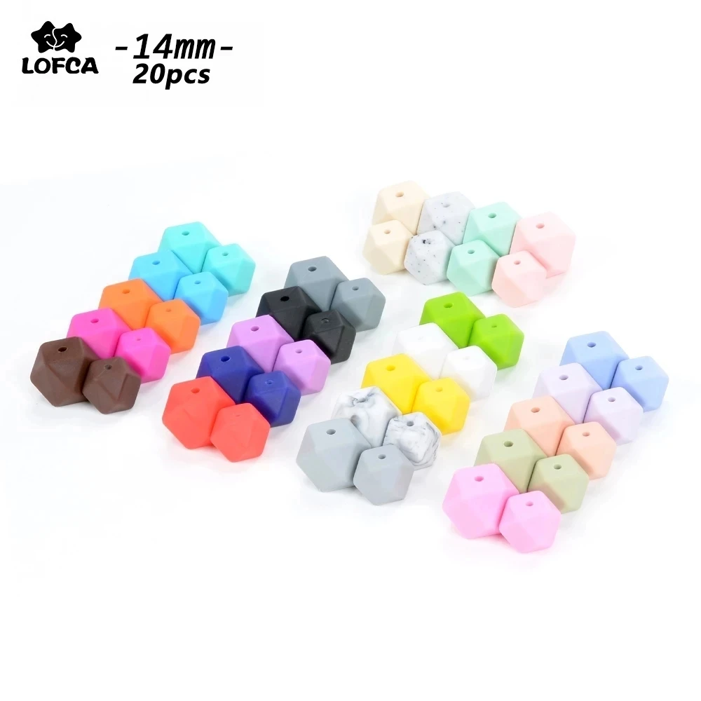 LOFCA Collar dentición bebé silicona 14mm mordedor