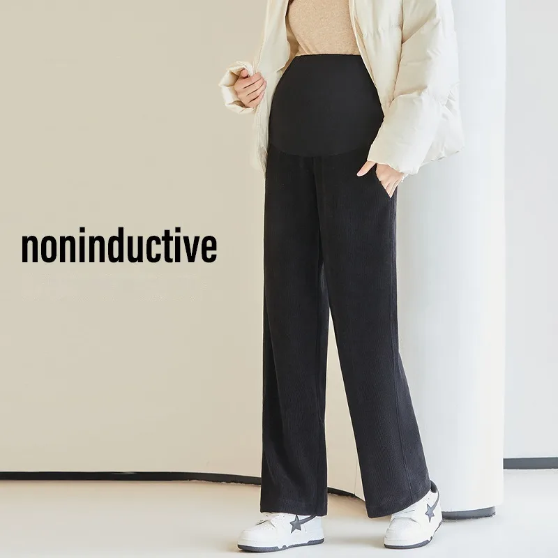 Pantalones de maternidad de pierna ancha – Holgados y elegantes - imagen 5