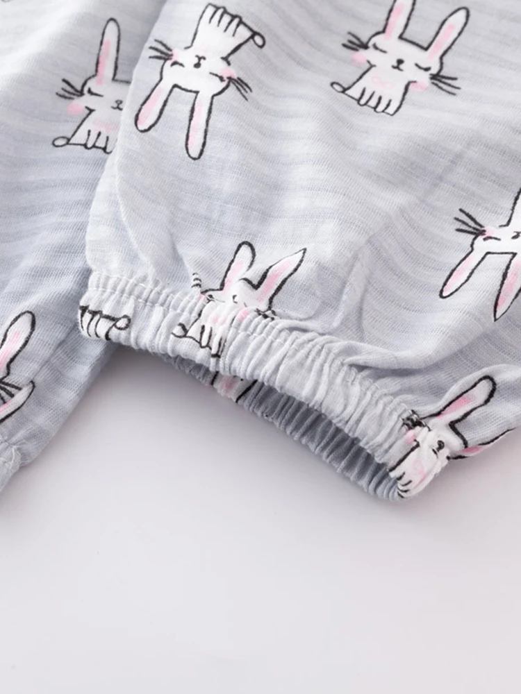Pantalones sueltos para niño con estampado de animales y antimosquitos - imagen 3