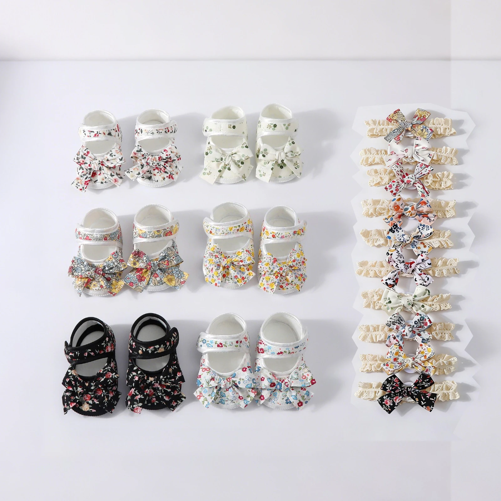 Zapatos primeros pasos planos de primavera para bebé niña florales - imagen 5