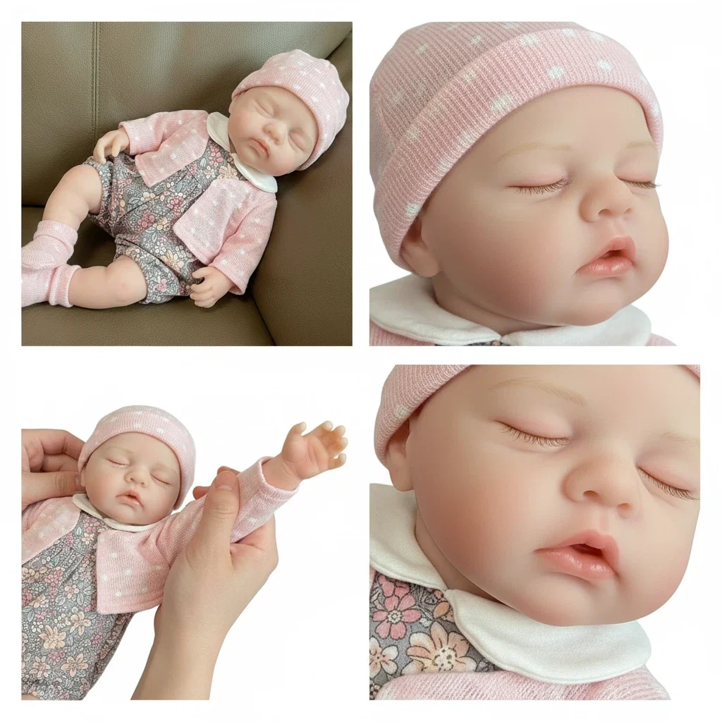 NPK Irys muñeca reborn de silicona suave con pintura 3D piel realista - imagen 3