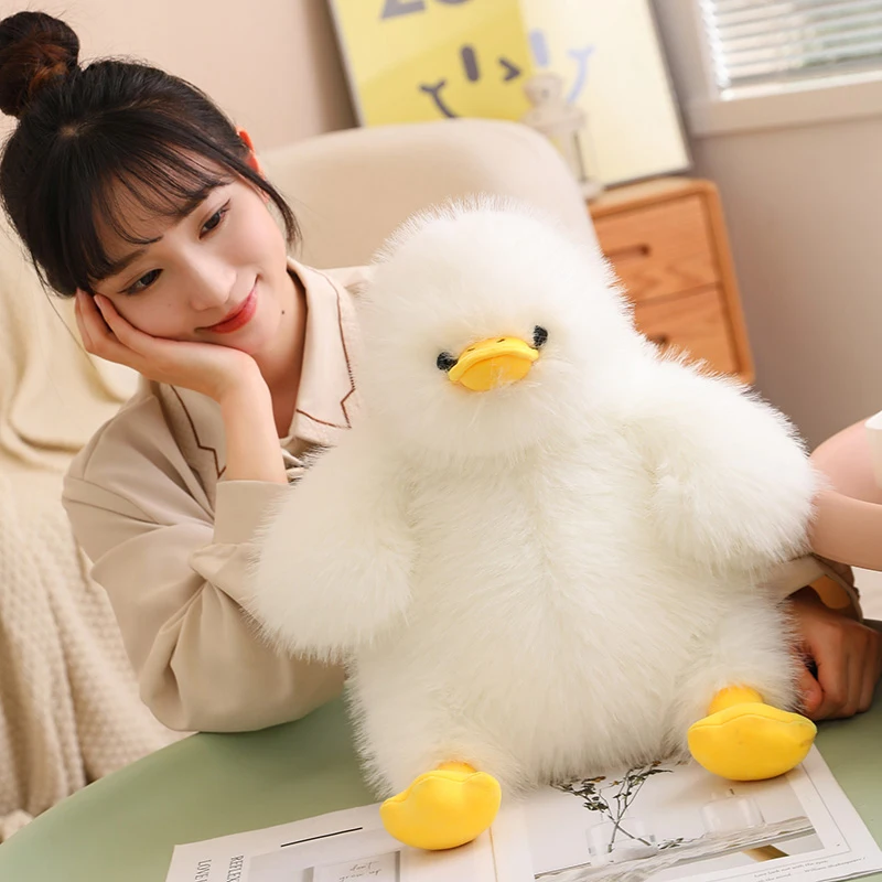 Pato de peluche amarillo suave para niños - imagen 5