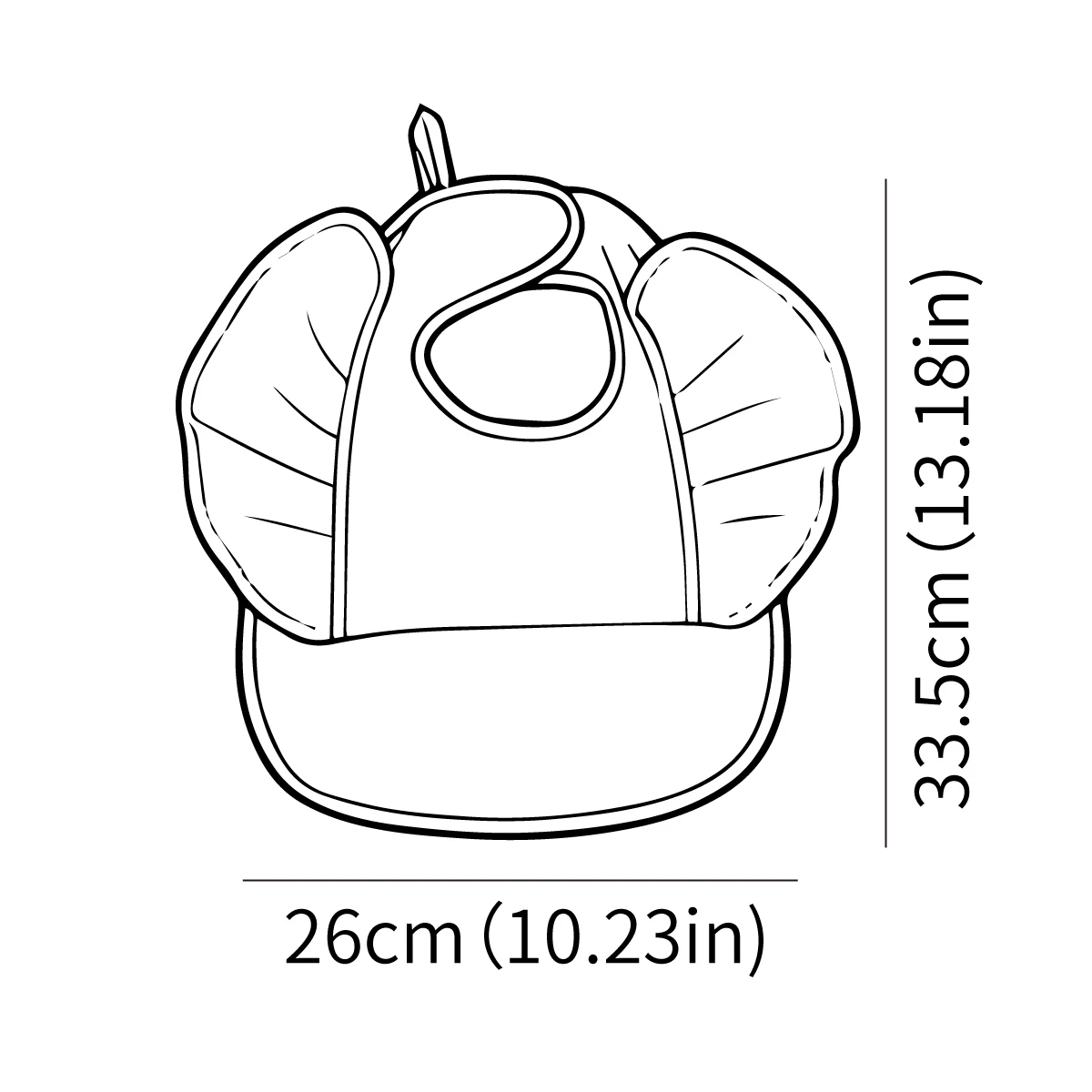 Babero bebé Elinfant impermeable de PU con bolsillo, fácil limpieza