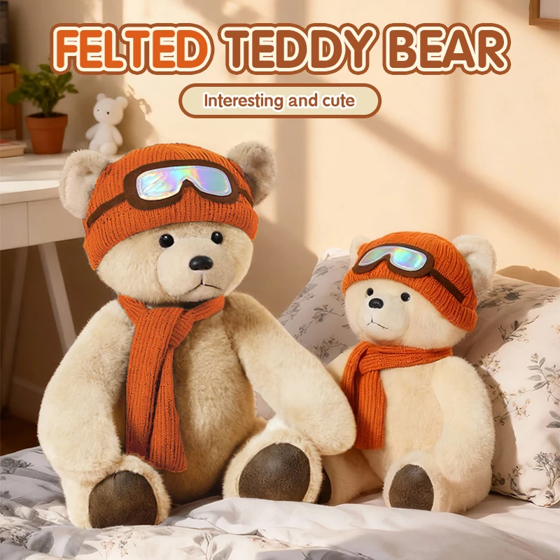 Peluche de oso con capucha kawaii, suave y ideal para regalar - imagen 2