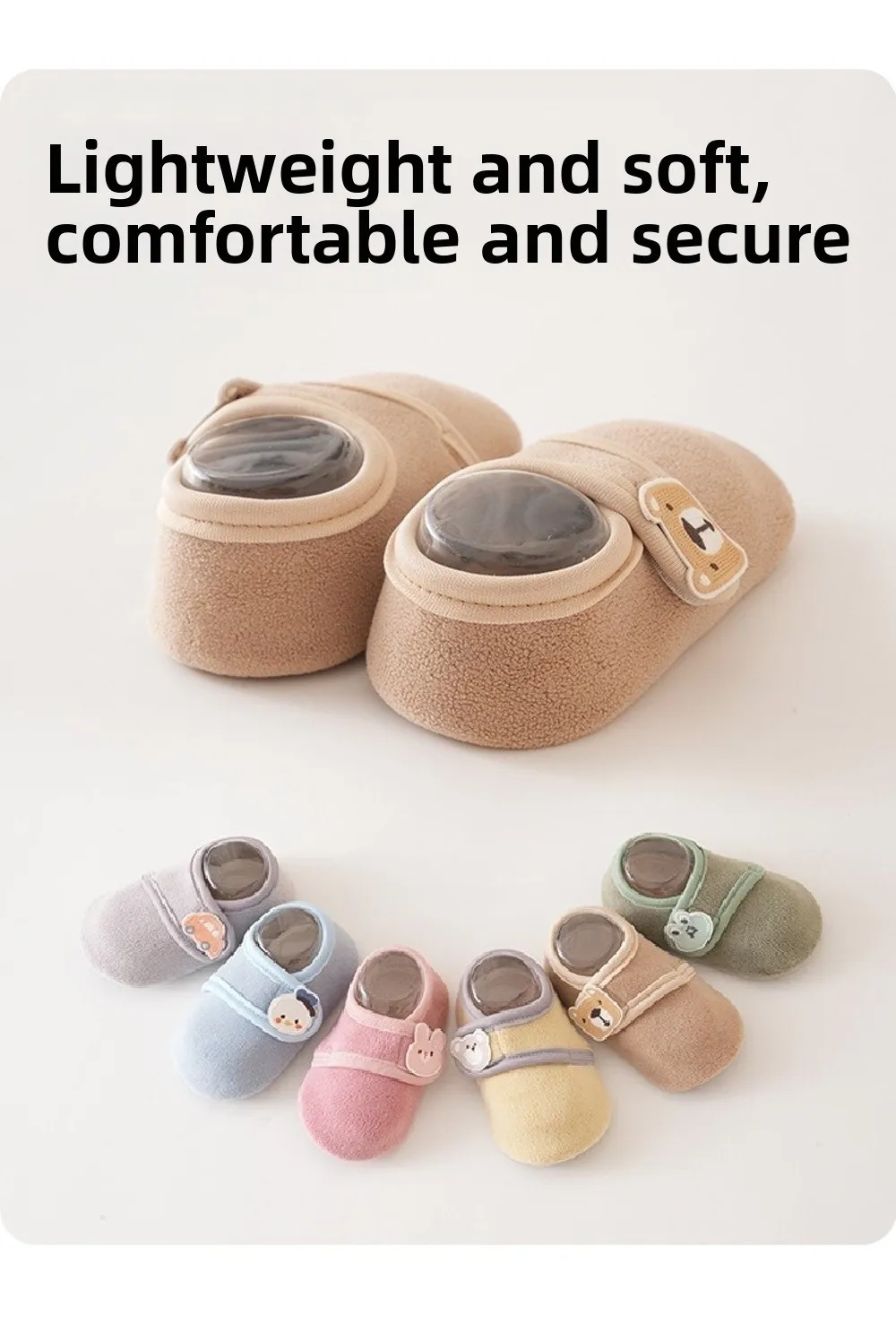 Calcetines cómodos de fibra suave