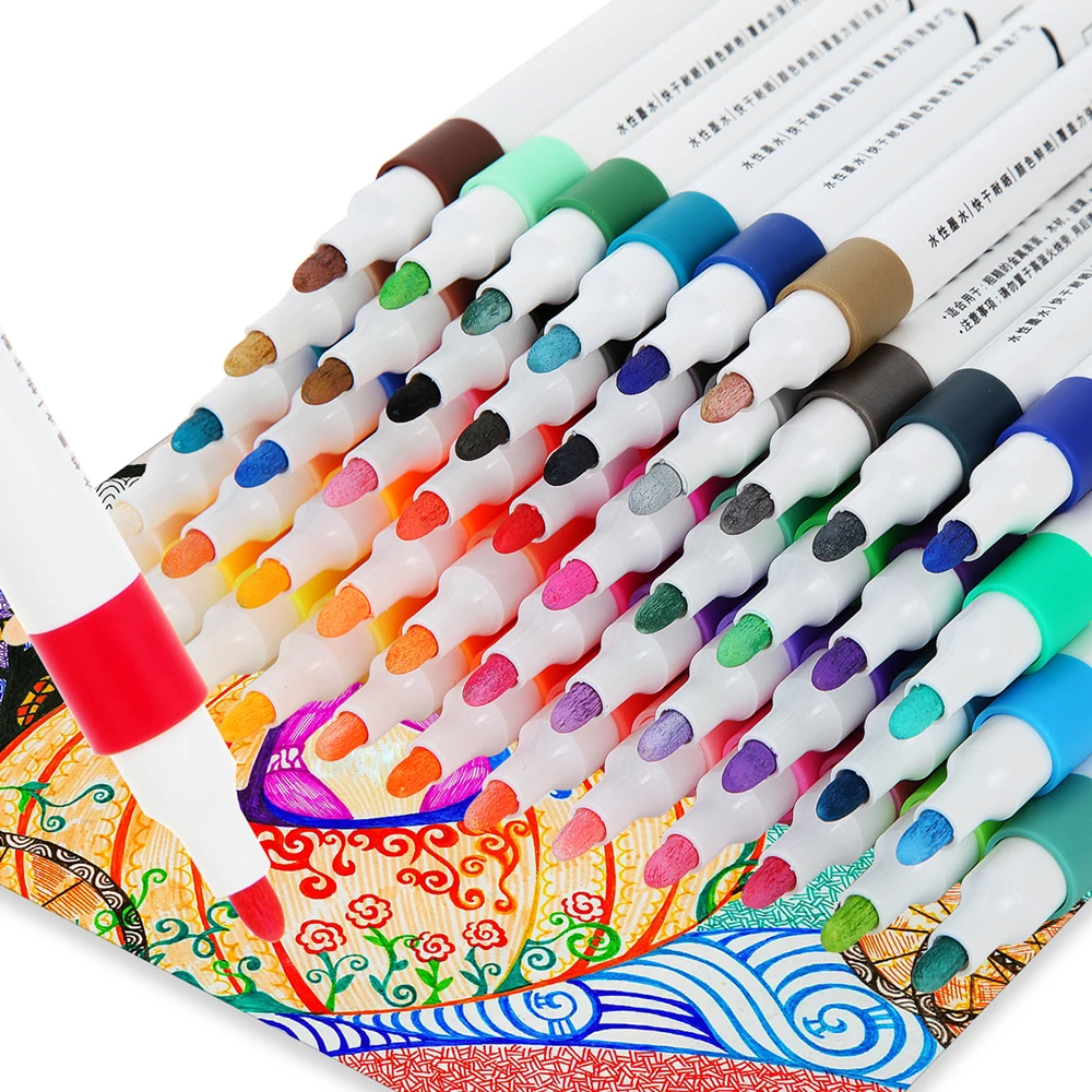 Marcadores acrílicos para niños - Set artístico multi-superficie