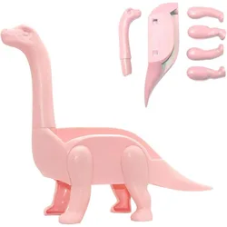 Soporte para tacos con forma de dinosaurio en fiestas infantiles