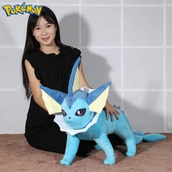 Peluche Vaporeon Pokémon suave y cómodo, estilo tierno