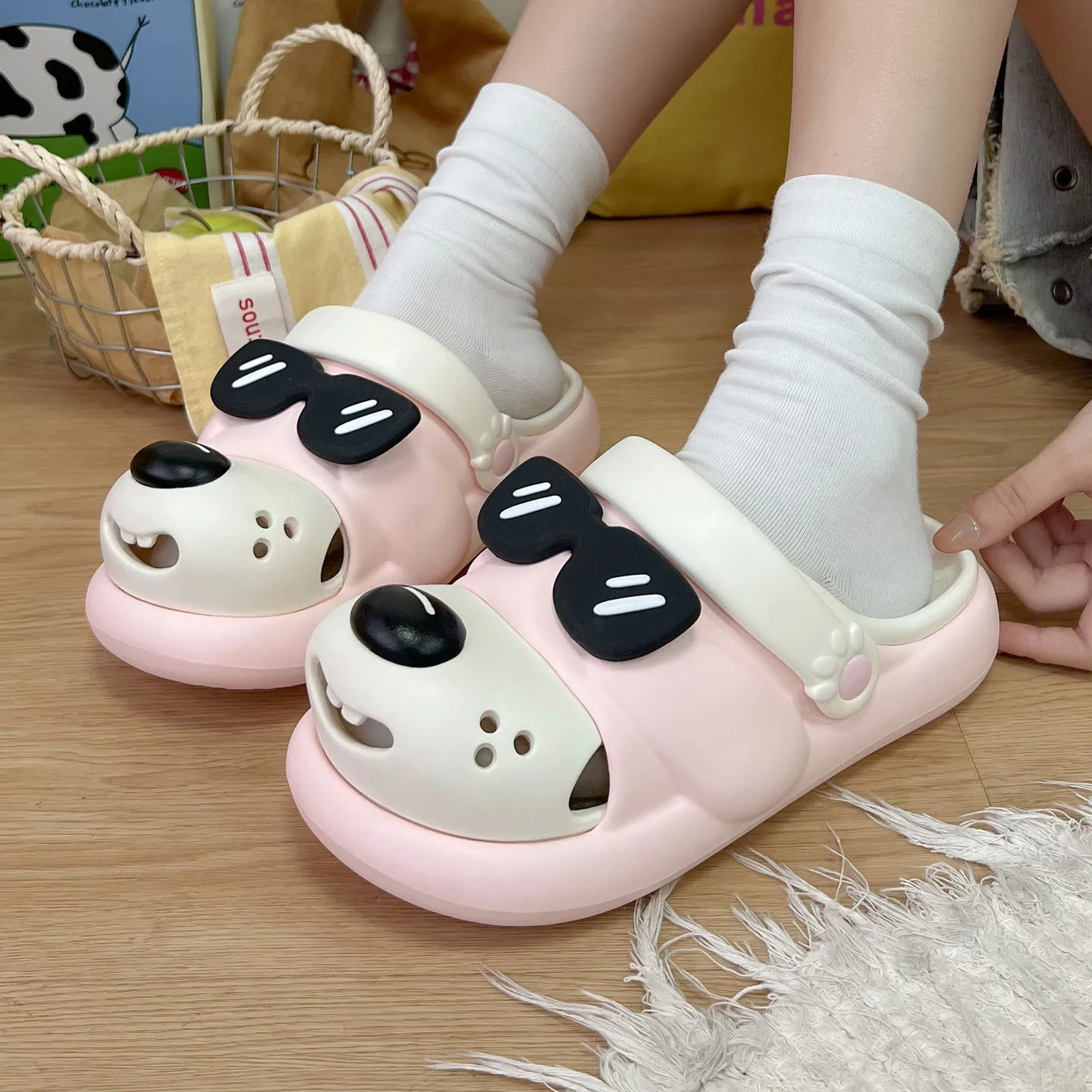 Pantuflas antideslizantes de verano con dibujos animados para niños - imagen 3