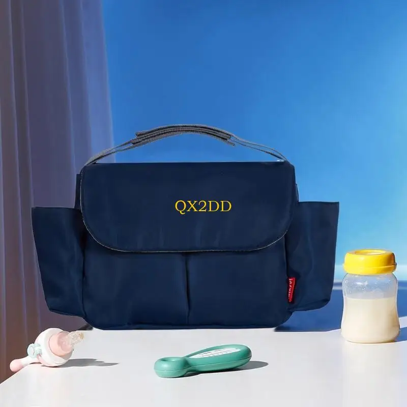 QX2D Bolsa de pañales impermeable de nylon para carrito - imagen 5