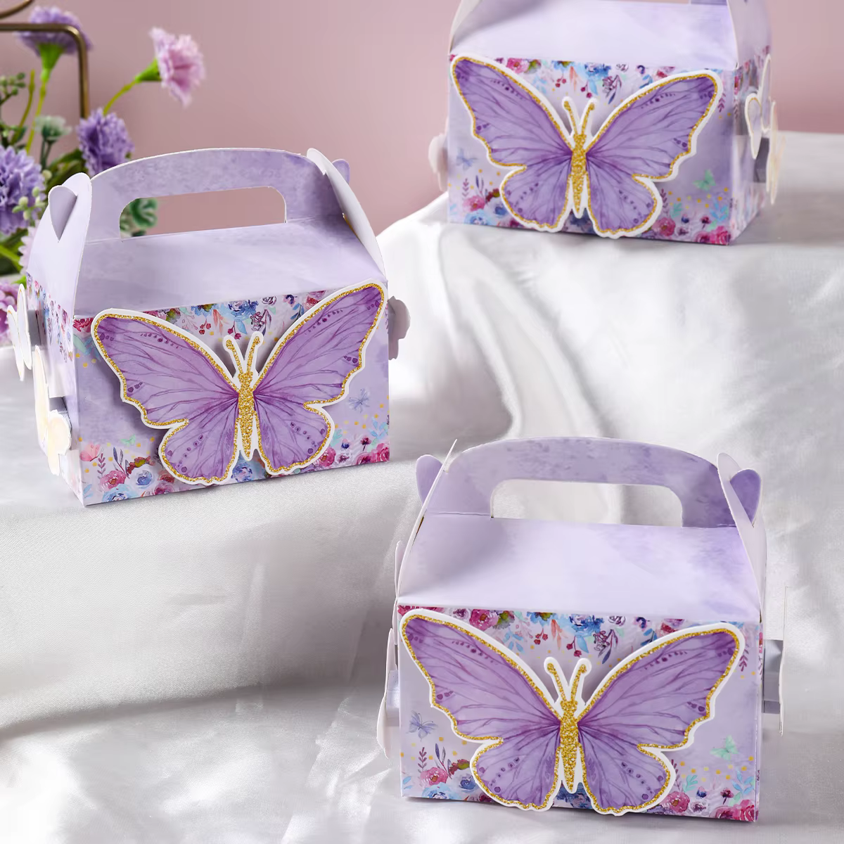 Cajas dulces mariposa y bolsas regalo para Baby Shower - imagen 4